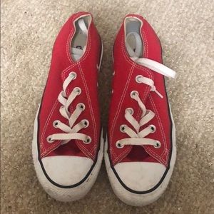 Barely Worn Red Converse